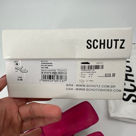 SCHUTZ New in Box Ully Double Strap Slide in Pink // 8.5 - Picture 12 of 12